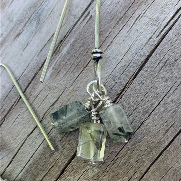 Rutilated Quartz. All Sterling Silver. Hand wired. High quality. - Picture 4 of 8